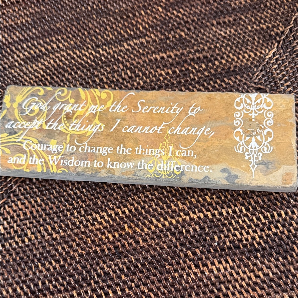 Decorative Serenity Prayer Plaque
